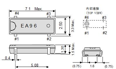 MC-156晶体外部尺寸